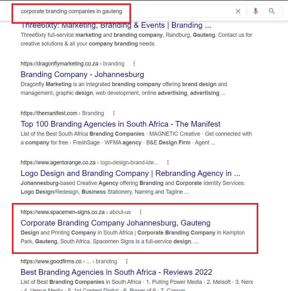 SS (Corporate Branding Companies Johannesburg)