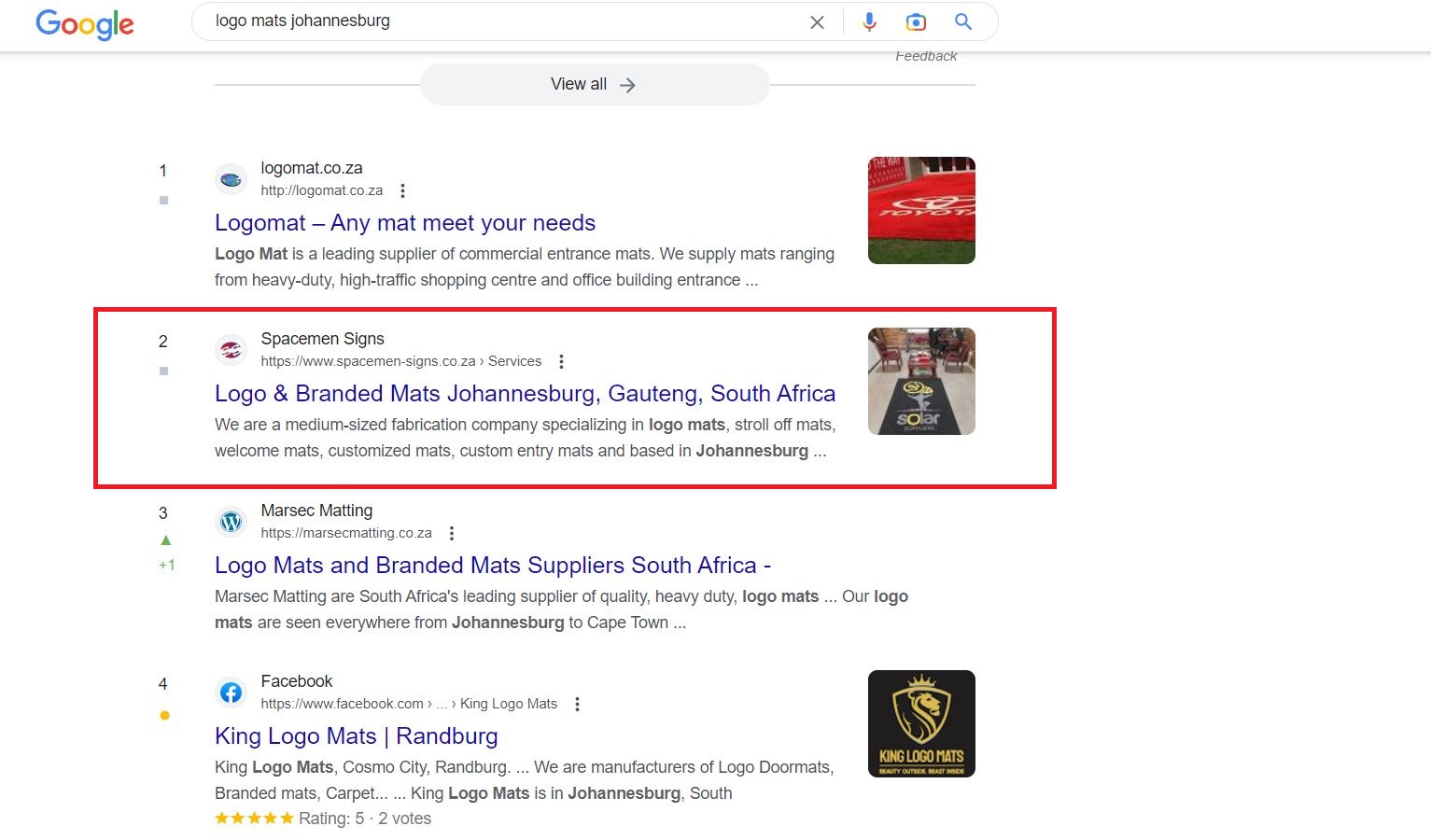 SS (Logo Mats Johannesburg)