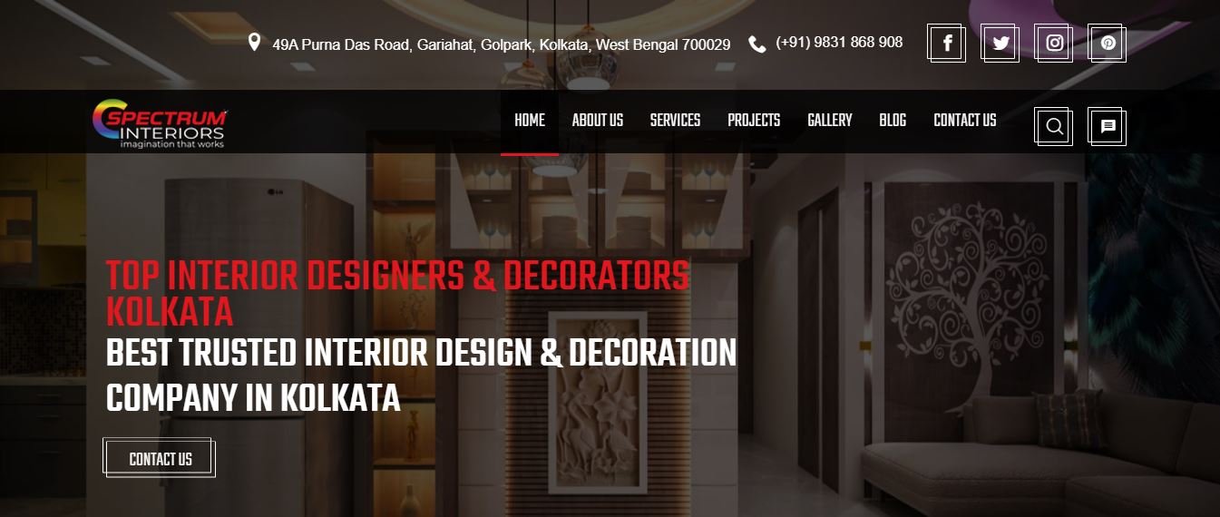 Spectrum Interiors (Page Banner)